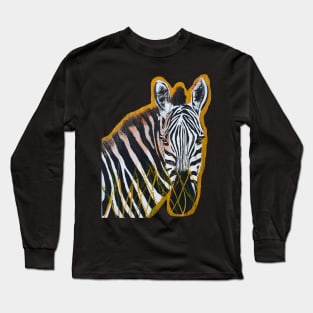 Sunset Zebra Long Sleeve T-Shirt